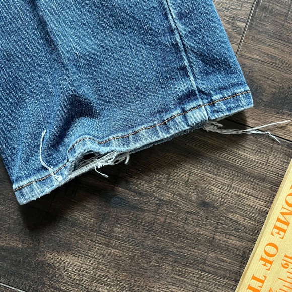 GAP Women's Modern Bootcut Jeans Size 2 Ankle Blue Cotton Denim Stretch Boot Leg - Picture 7 of 9